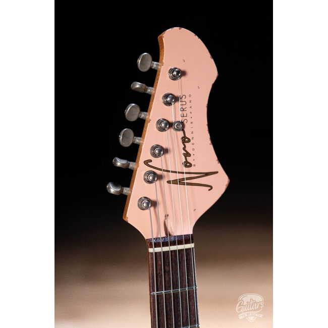 Novo Dealer Limited Nucleus Serus J Guitar – Shell Pink over ‘64 3-Tone Burst