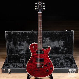 Knaggs Guitars Knaggs Kenai T2 Flame Top Guitar w/ Rosewood Fretboard – Burgundy (Gloss)