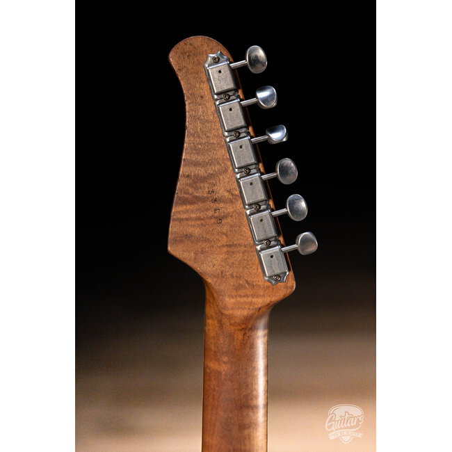 Xotic XSC-2 Alder HSS S-Style w/ Roasted Flame Maple Neck – Fiesta Red