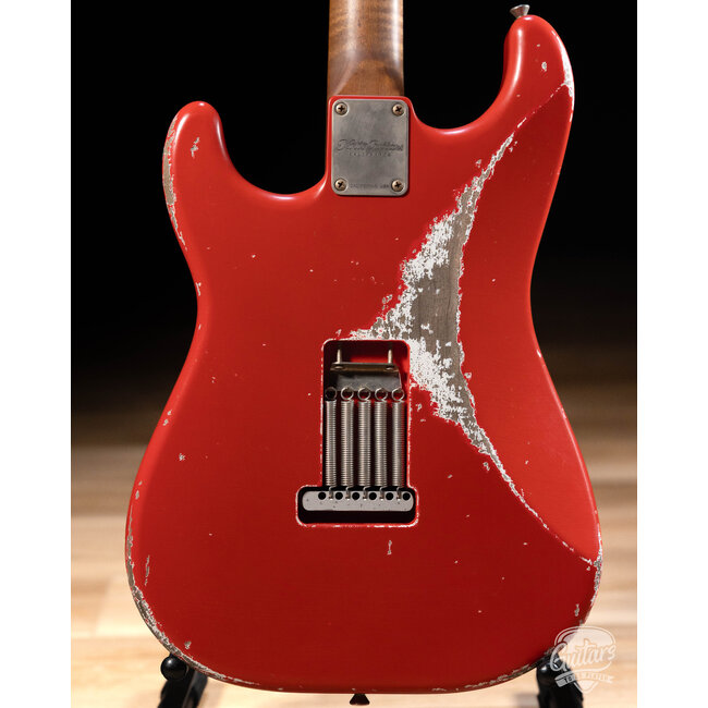 Xotic XSC-2 HSS S-Style w/ Roasted Flame Maple Neck – Fiesta Red