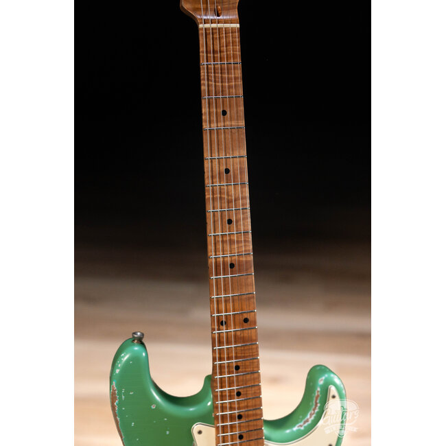 Xotic XSC-2 HSS S-Style w/ Roasted Flame Maple Neck – Seafoam Green