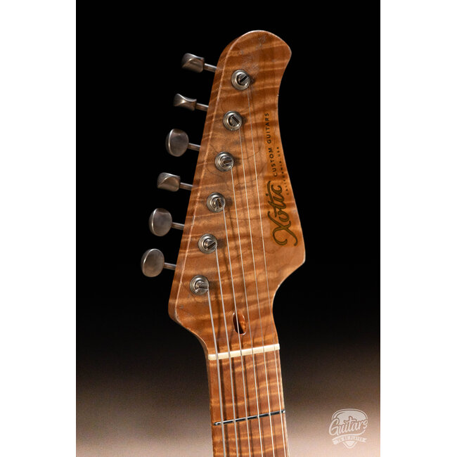 Xotic XSC-2 HSS S-Style w/ Roasted Flame Maple Neck – Seafoam Green