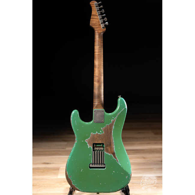 Xotic XSC-2 HSS S-Style w/ Roasted Flame Maple Neck – Seafoam Green