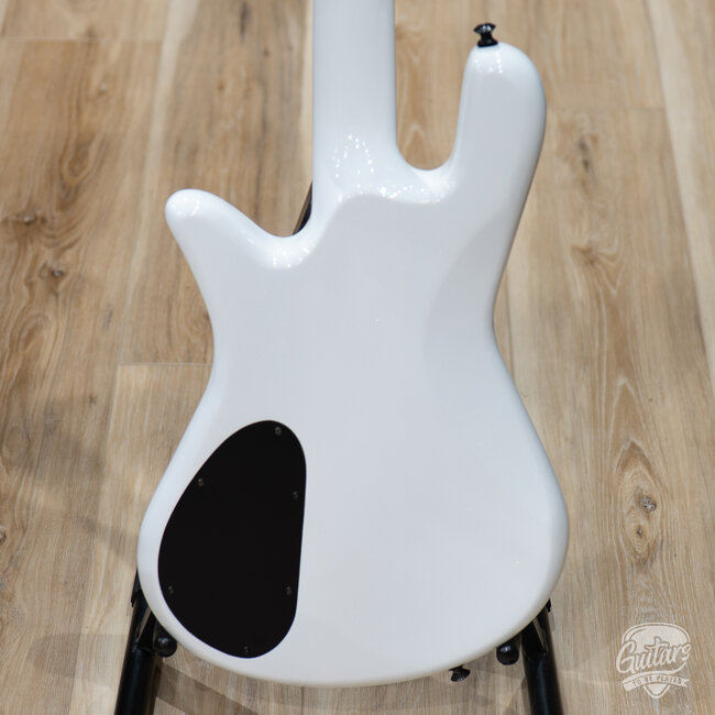2023 Spector Ethos HP 4-String EMG Bass Guitar w/ Gigbag – White Sparkle Gloss