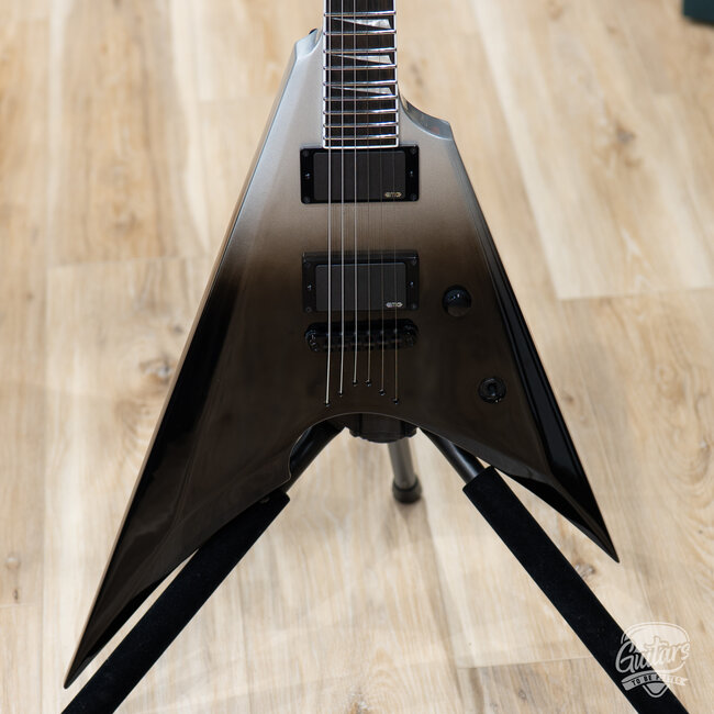 ESP E-II Arrow NT EMG Electric Guitar w/ Case – Black Silver Fade (B-stock)