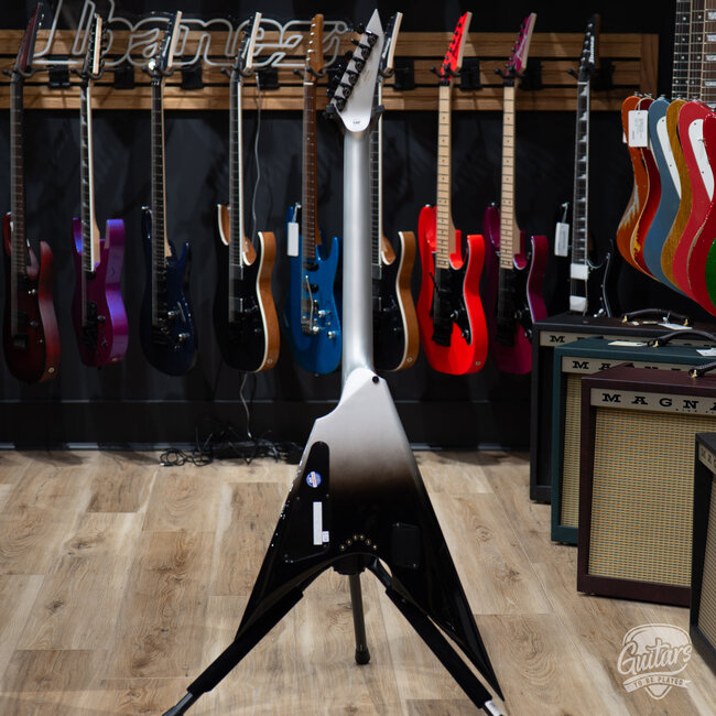 ESP E-II Arrow NT EMG Electric Guitar w/ Case – Black Silver Fade (B-stock)