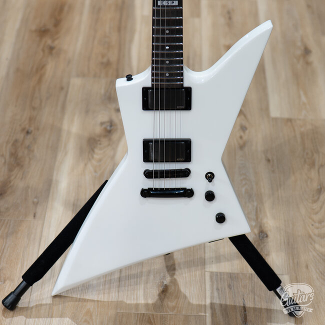 ESP E-II EX NT Electric Guitar w/ Case – Snow White (B-stock)