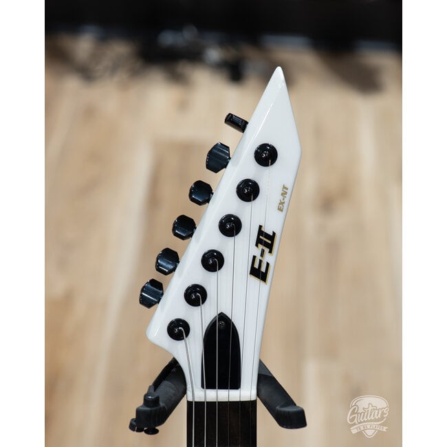 ESP E-II EX NT Electric Guitar w/ Case – Snow White (B-stock)