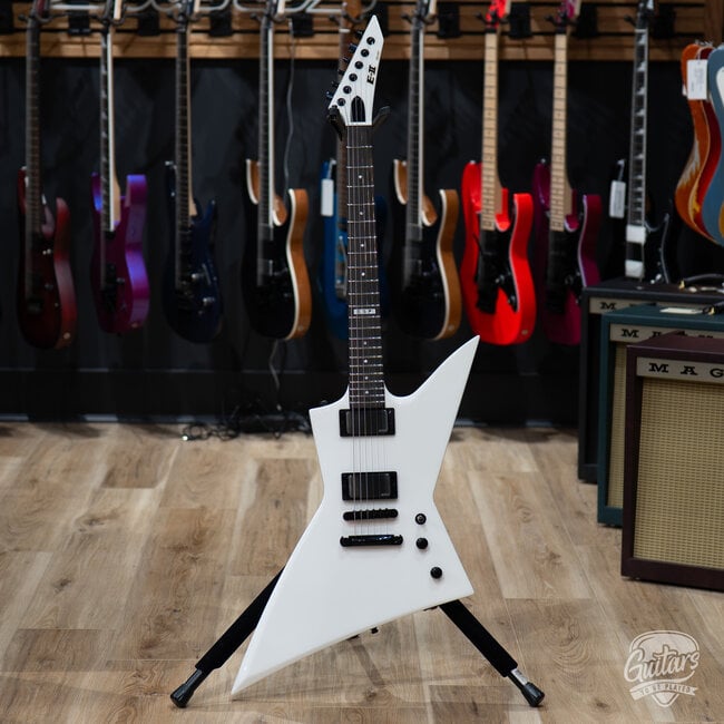 ESP E-II EX NT Electric Guitar w/ Case – Snow White (B-stock)