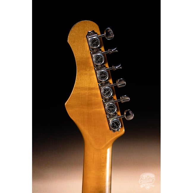 Shabat Lynx HSS 1-Piece Swamp Ash S-Style w/ Stainless Frets – 3-Tone Sunburst