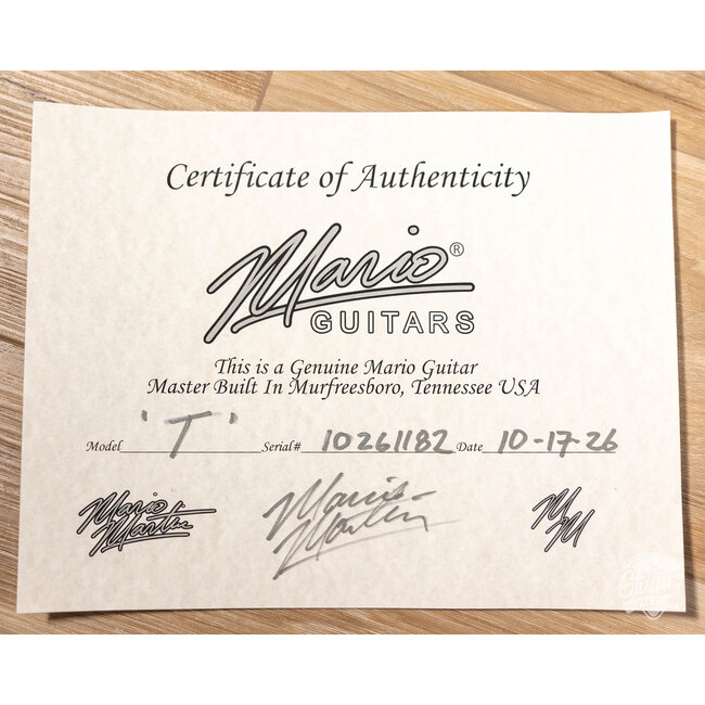 Mario Martin Guitars Paulownia T-Style – Nocaster Blonde