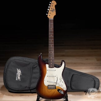 Mario Guitars Mario Martin Guitars Swamp Ash S-Style – 2-Tone Sunburst