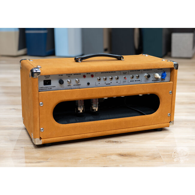 Amplified Nation Phoenix Fury 50W Head – Golden Brown Suede