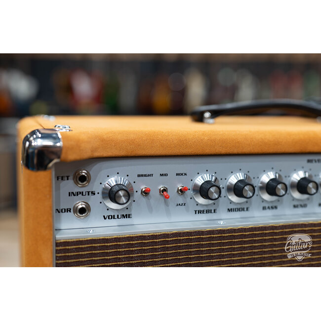 Amplified Nation Phoenix Fury 50W Head & 112 Cab – Golden Brown Suede
