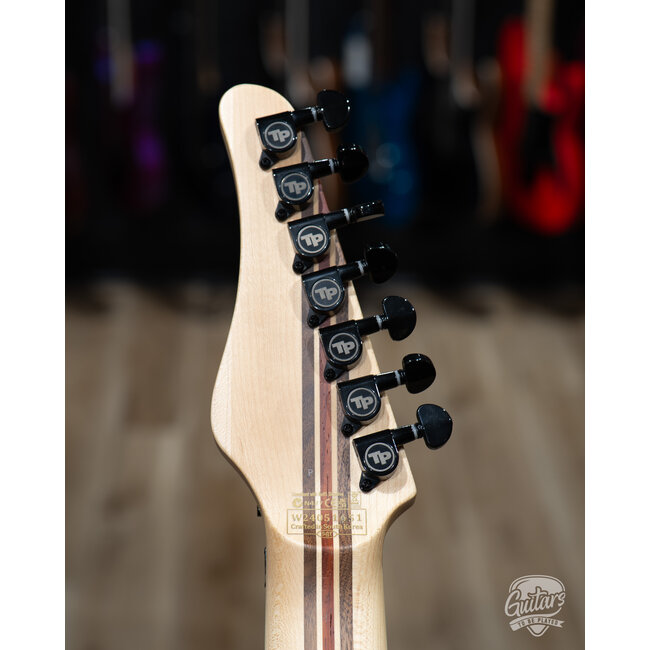 Used Schecter PT7 SLS Elite FR Seven String Guitar w/ Case – Blood Red Burst