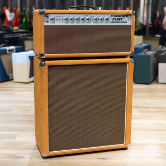 Amplified Nation Amplified Nation Phoenix Fury 50W Head & 212 Cab – Golden Brown Suede