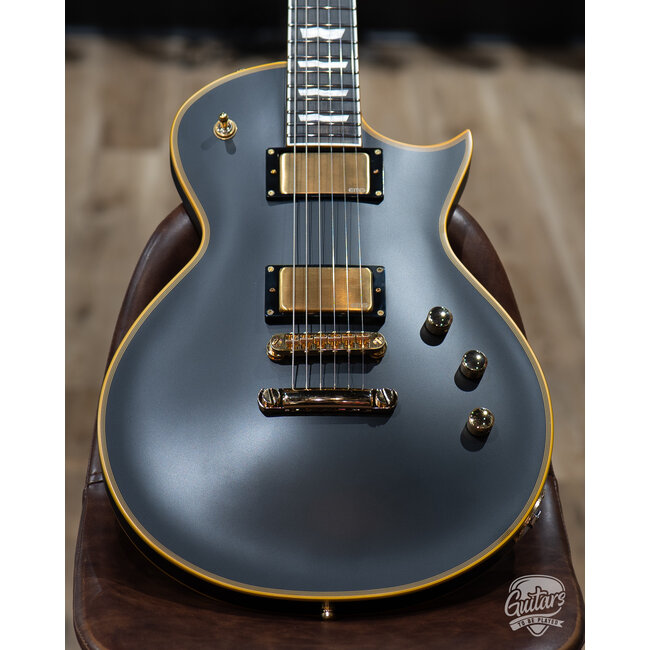 ESP E-II Eclipse DB EMG Electric Guitar w/ Case – Vintage Black (B-stock)