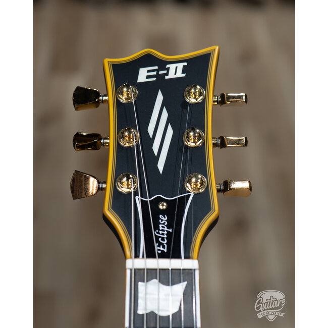 ESP E-II Eclipse DB EMG Electric Guitar w/ Case – Vintage Black (B-stock)