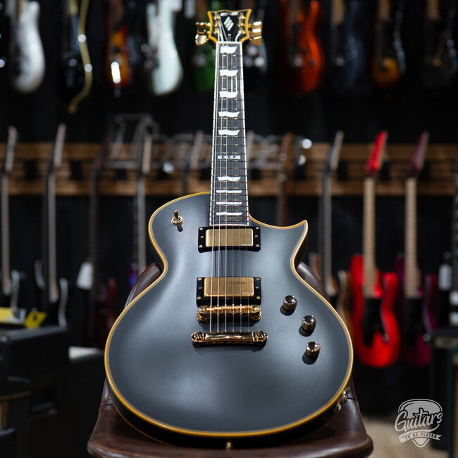 ESP E-II Eclipse DB EMG Electric Guitar w/ Case – Vintage Black (B-stock)