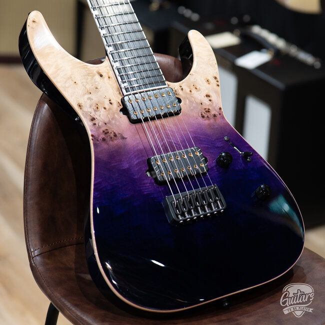 ESP E-II M-II 7 NT Bare Knuckle 7-String w/ Case – Purple Natural Fade (B-Stock)