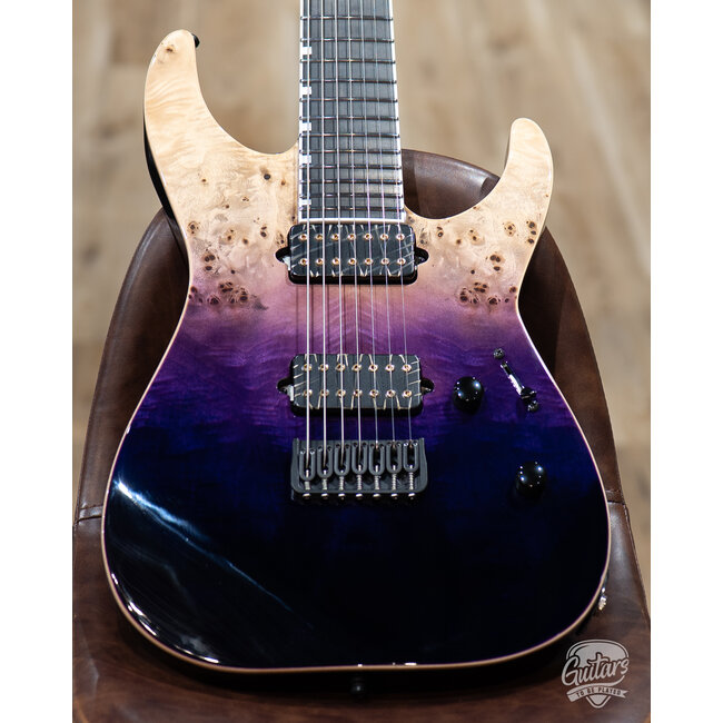 ESP E-II M-II 7 NT Bare Knuckle 7-String w/ Case – Purple Natural Fade (B-Stock)