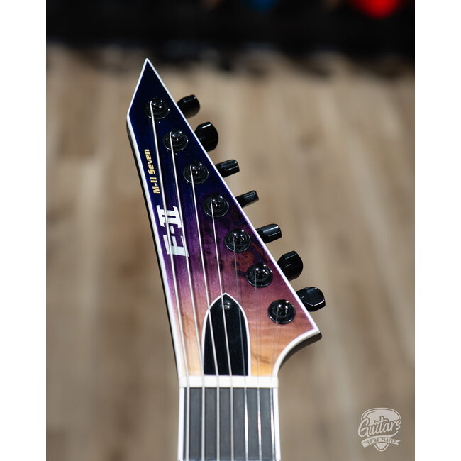 ESP E-II M-II 7 NT Bare Knuckle 7-String w/ Case – Purple Natural Fade (B-Stock)