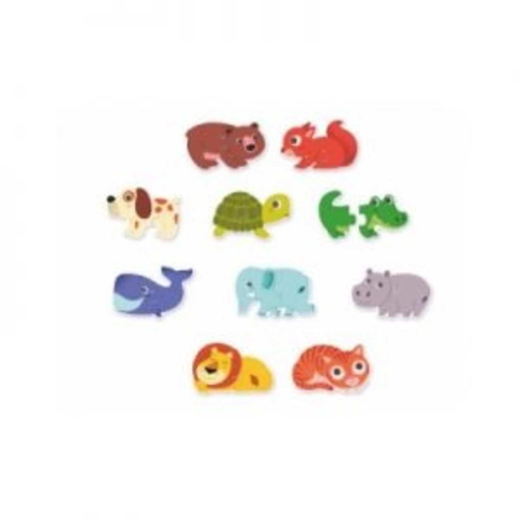 Djeco Puzzle duo - Animaux