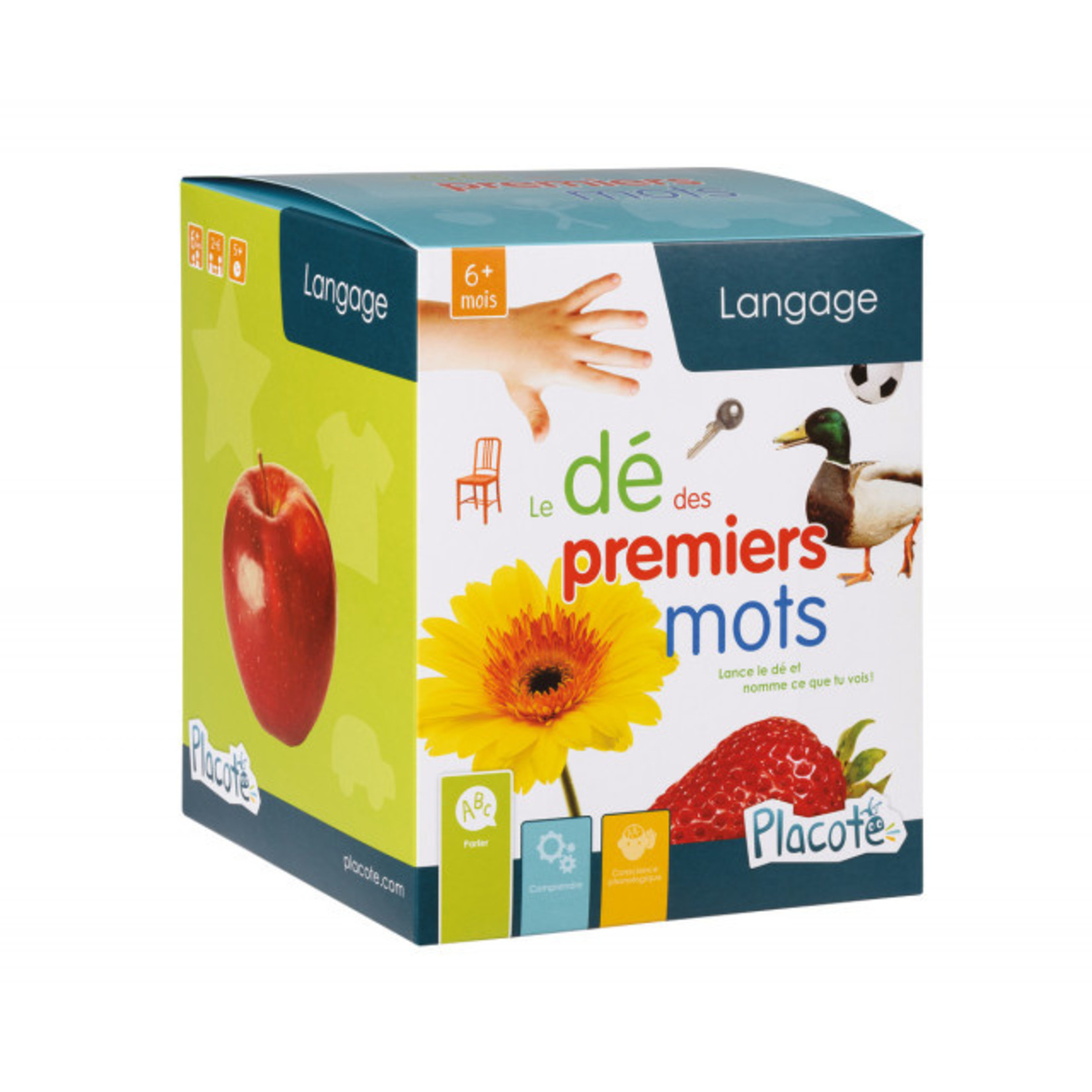 Placote Le dé des premiers mots
