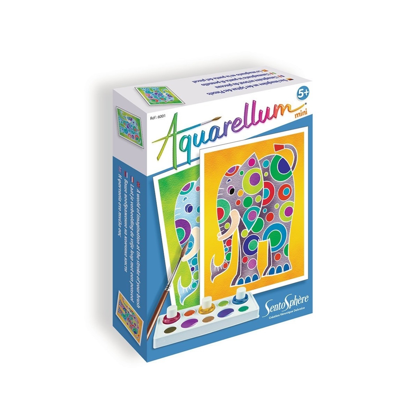 SentoSphere Aquarellum Mini - Éléphant (Multilingue)  (Vente Finale)