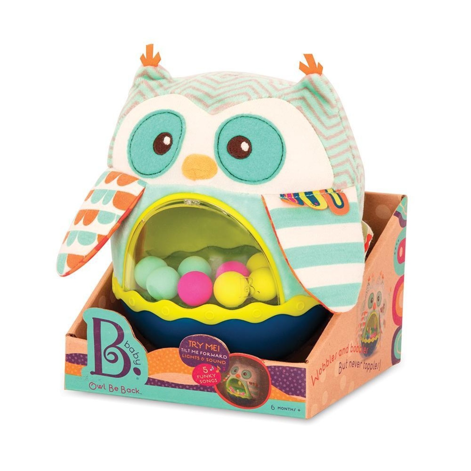 B.Baby B.Baby - Hibou doux culbuto - Owl Be Back