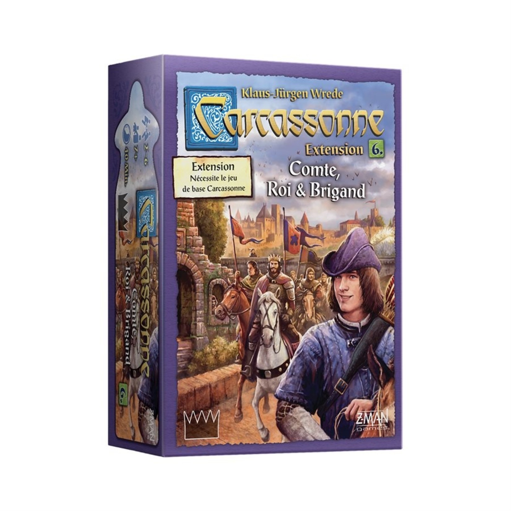 Z-Man Games Carcassonne - Ext 6 - Compte, Roi & Brigand