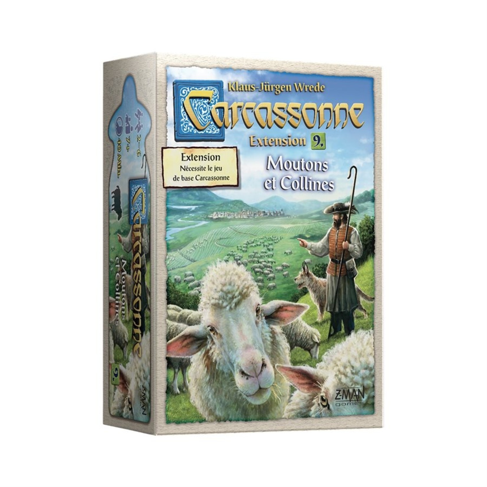 Z-Man Games Carcassonne - Ext 9 - Moutons et Collines