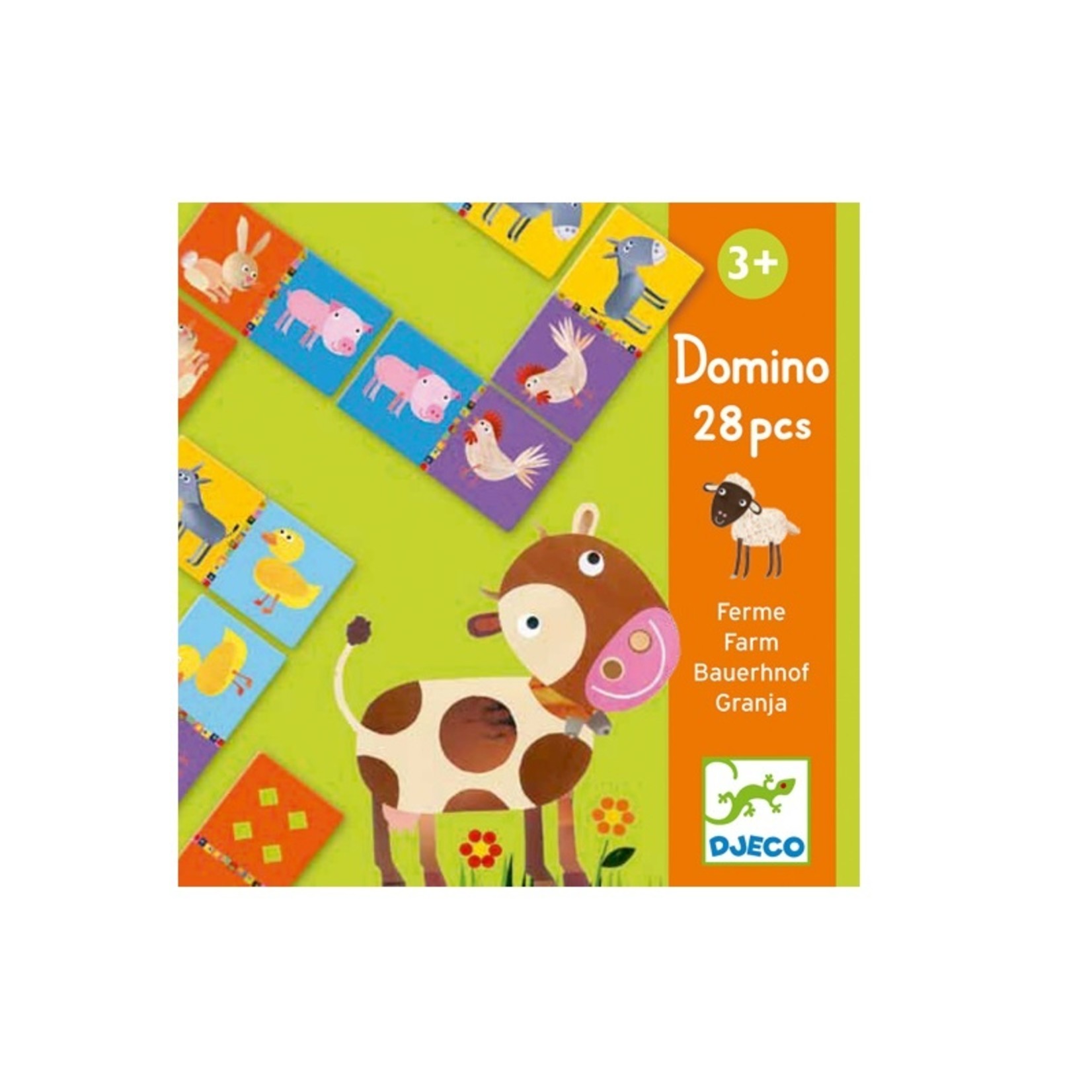 Djeco Domino Ferme (Multilingue)