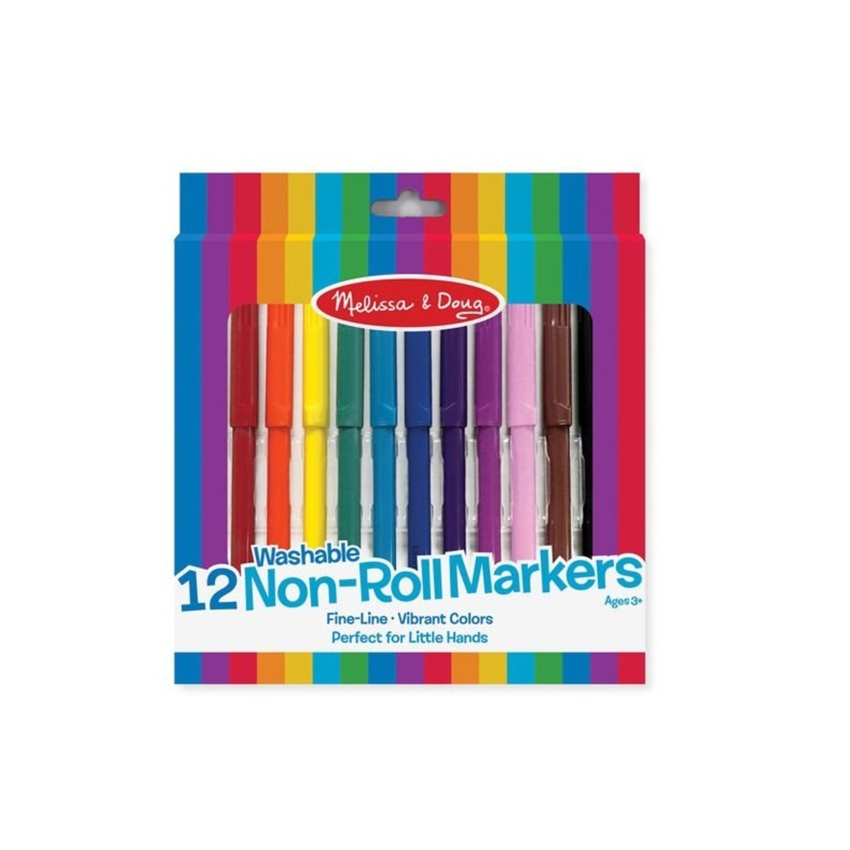Ensemble de 12 crayons feutre anti-roulement - L'armoire à Jeux Inc.