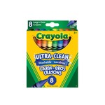 Crayola Ensemble de 8 Gros Crayons de Cire Lavables