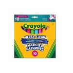 Crayola 10 Marqueurs Couleurs Tropicales Lavables - Trait Large