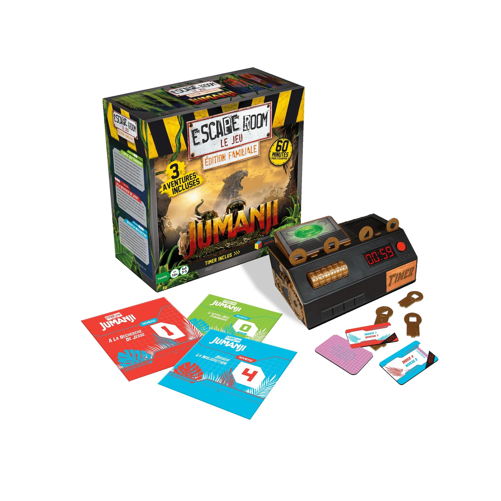 Identity Games Escape Room - Le Jeu - Édition Familiale - Jumanji