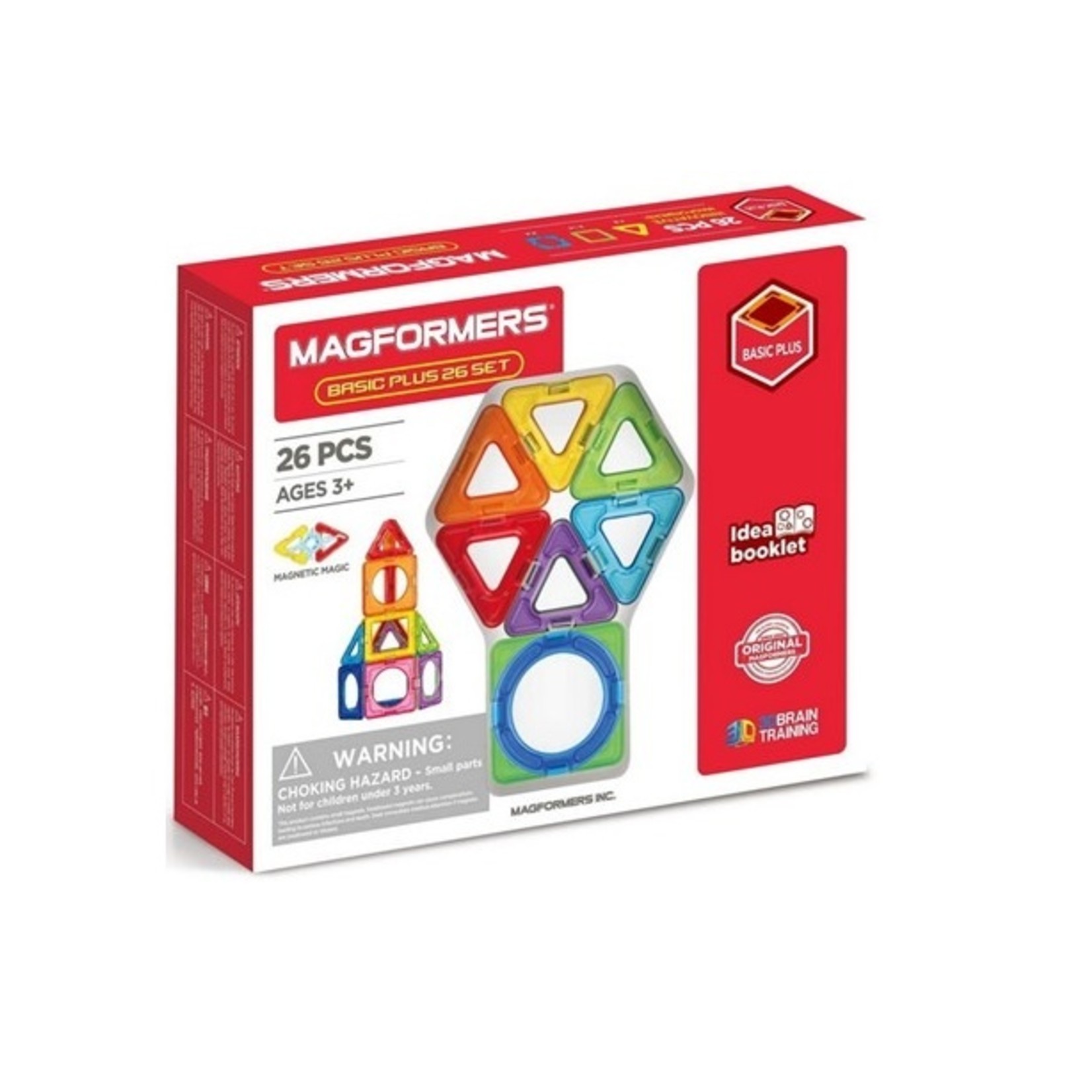 3D Brain Training Magformers - Basic Plus 26 pièces (Multilingue)