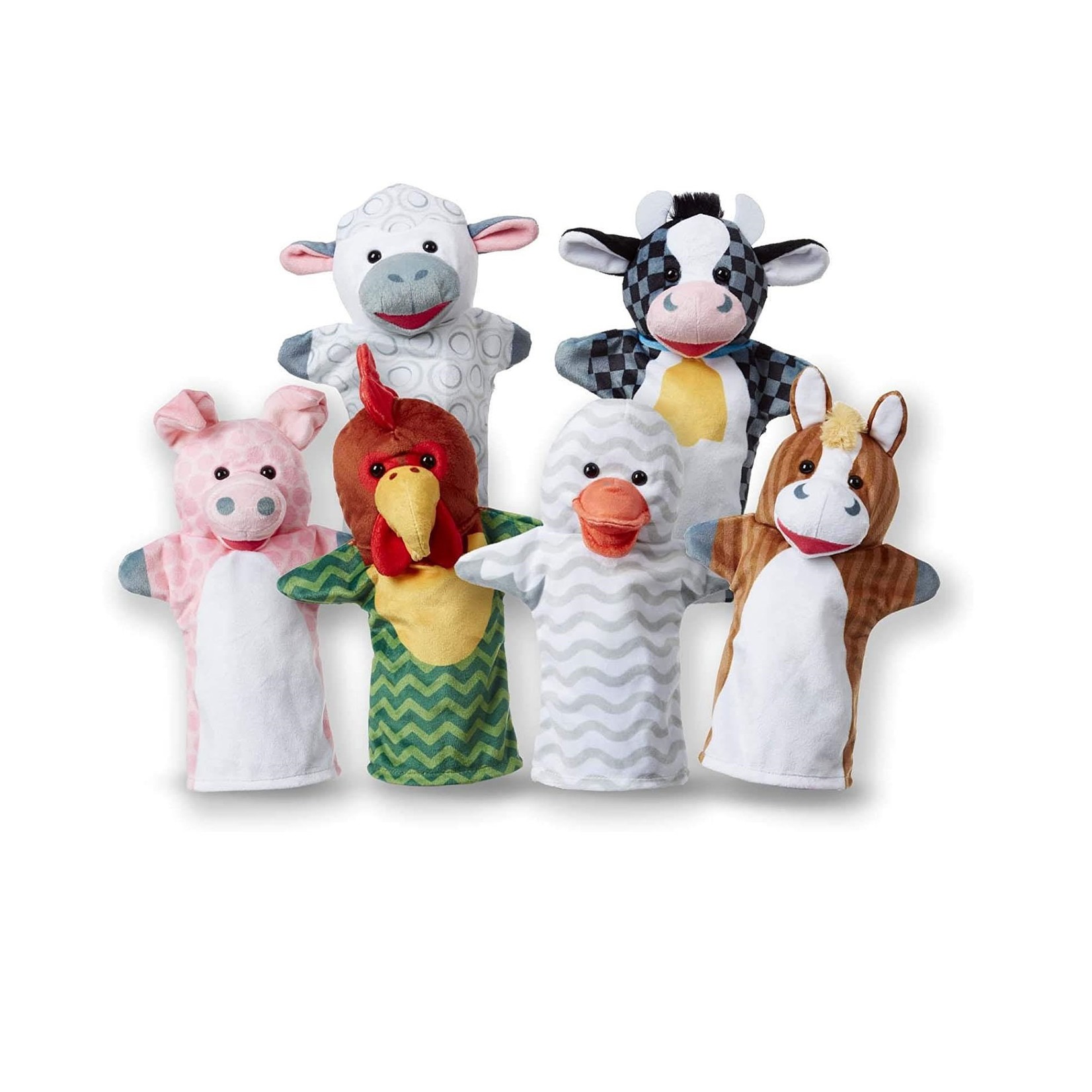 Melissa & Doug Marionnettes à gaine- Animaux de la ferme