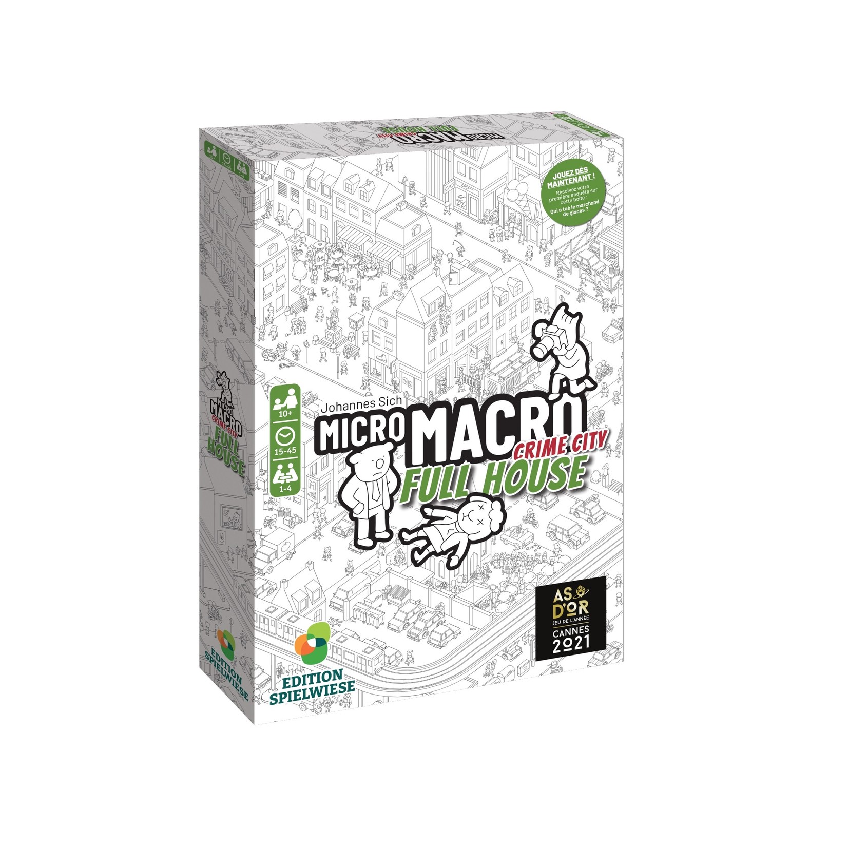 Blackrock games Micro Macro - Crime city - Full house FR