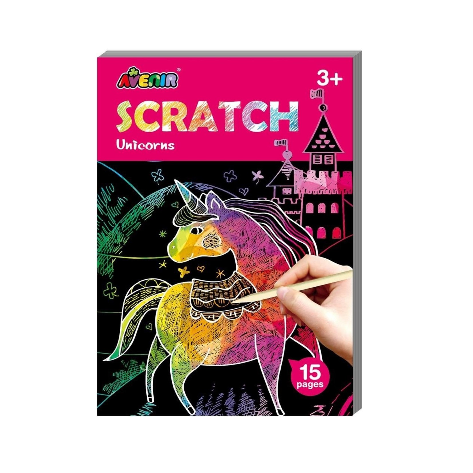 Avenir Mini Scratch Book - Licornes