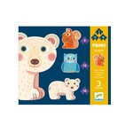 Djeco Primo puzzle - Dans la forêt - 9,12,16 pcs