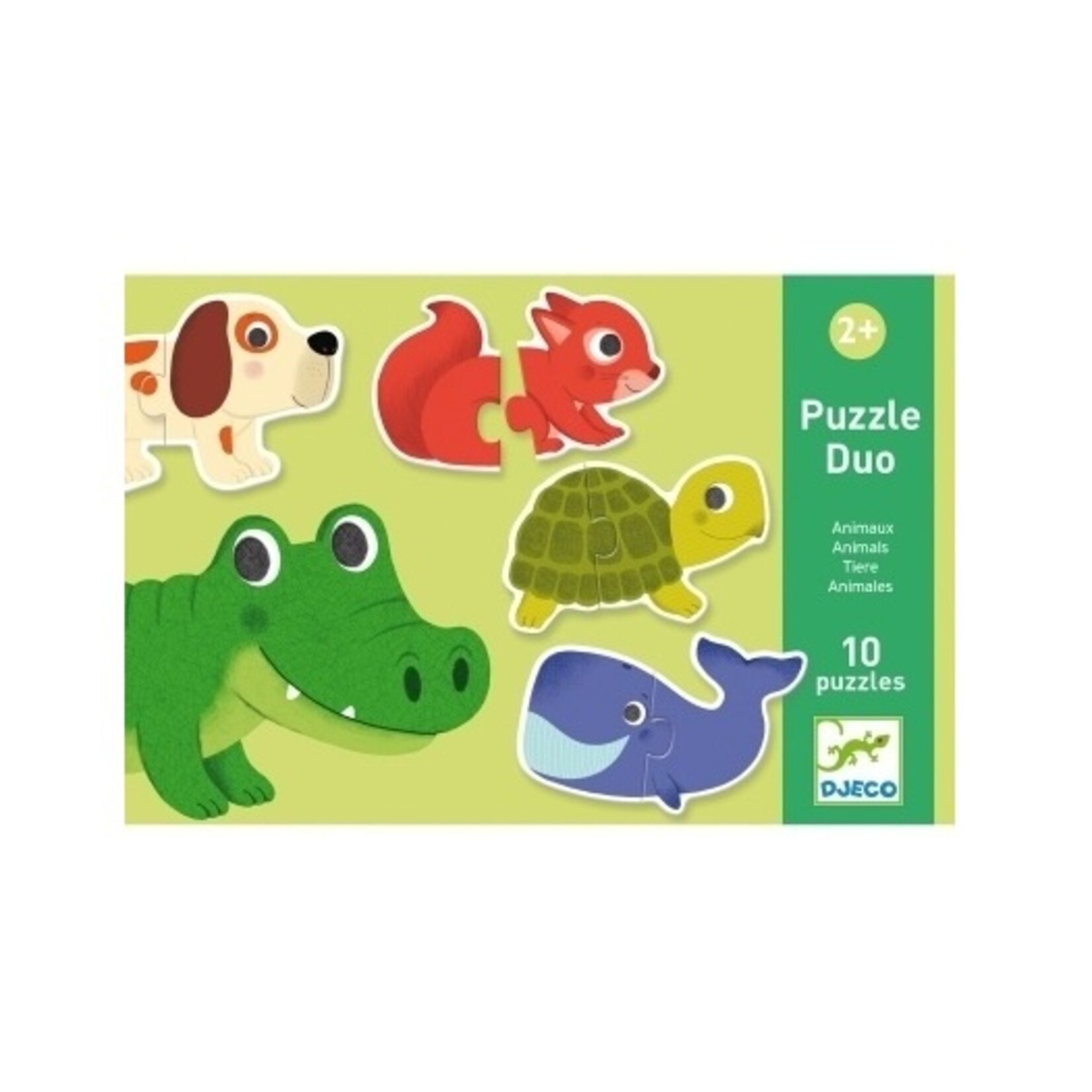 Djeco Puzzle duo - Animaux