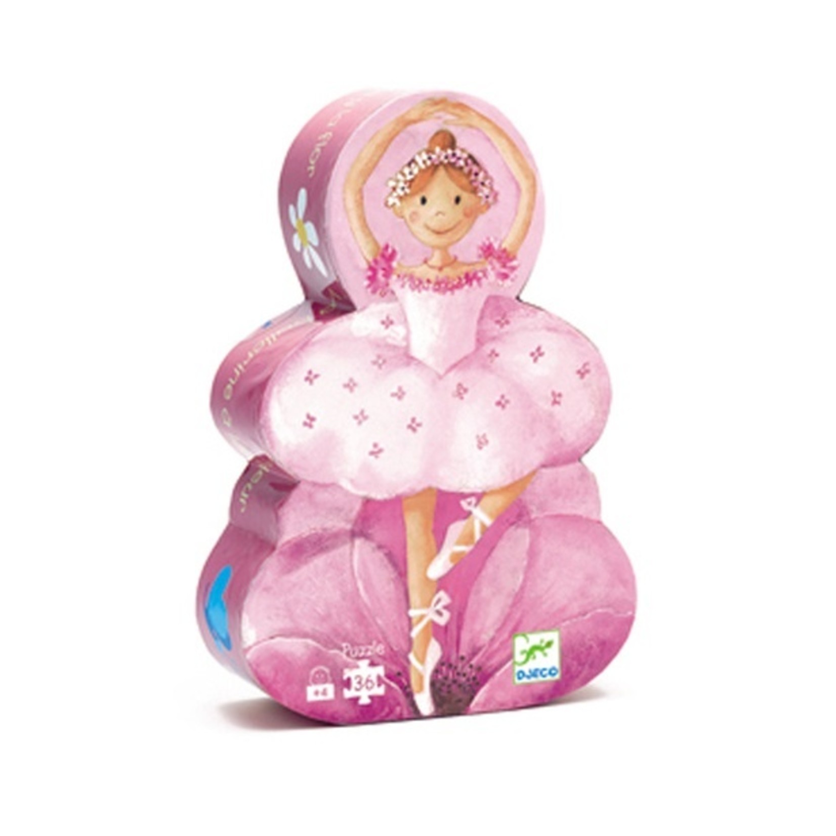 Djeco PZ36 - Puzzle silhouette - Ballerine