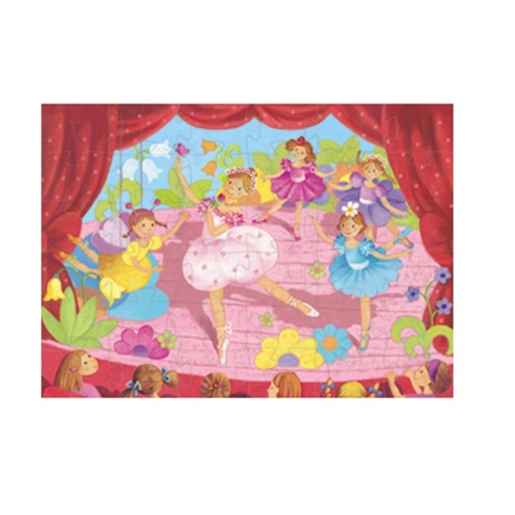 Djeco PZ36 - Puzzle silhouette - Ballerine