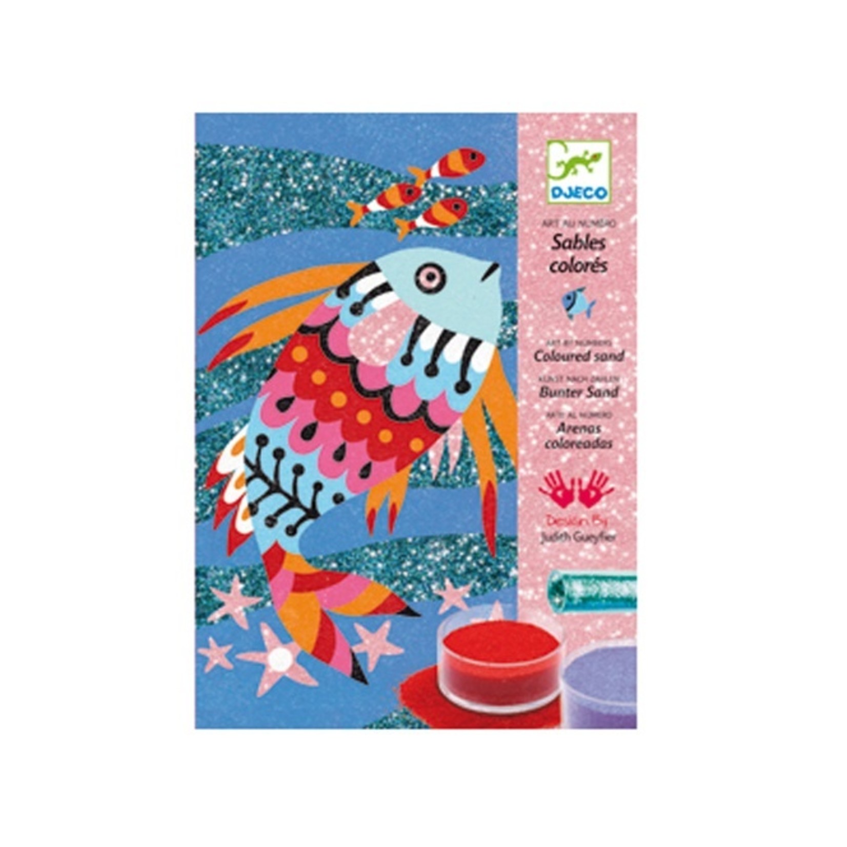 Djeco Sables colorés - Arcs-en-ciel de poissons