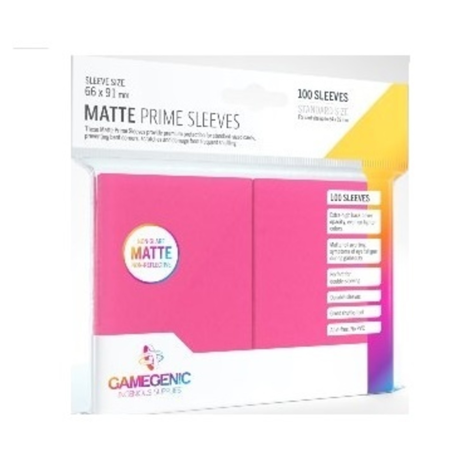 Gamegen!c Sleeves - Gamegenic Matte Prime Sleeves: Rose (100)