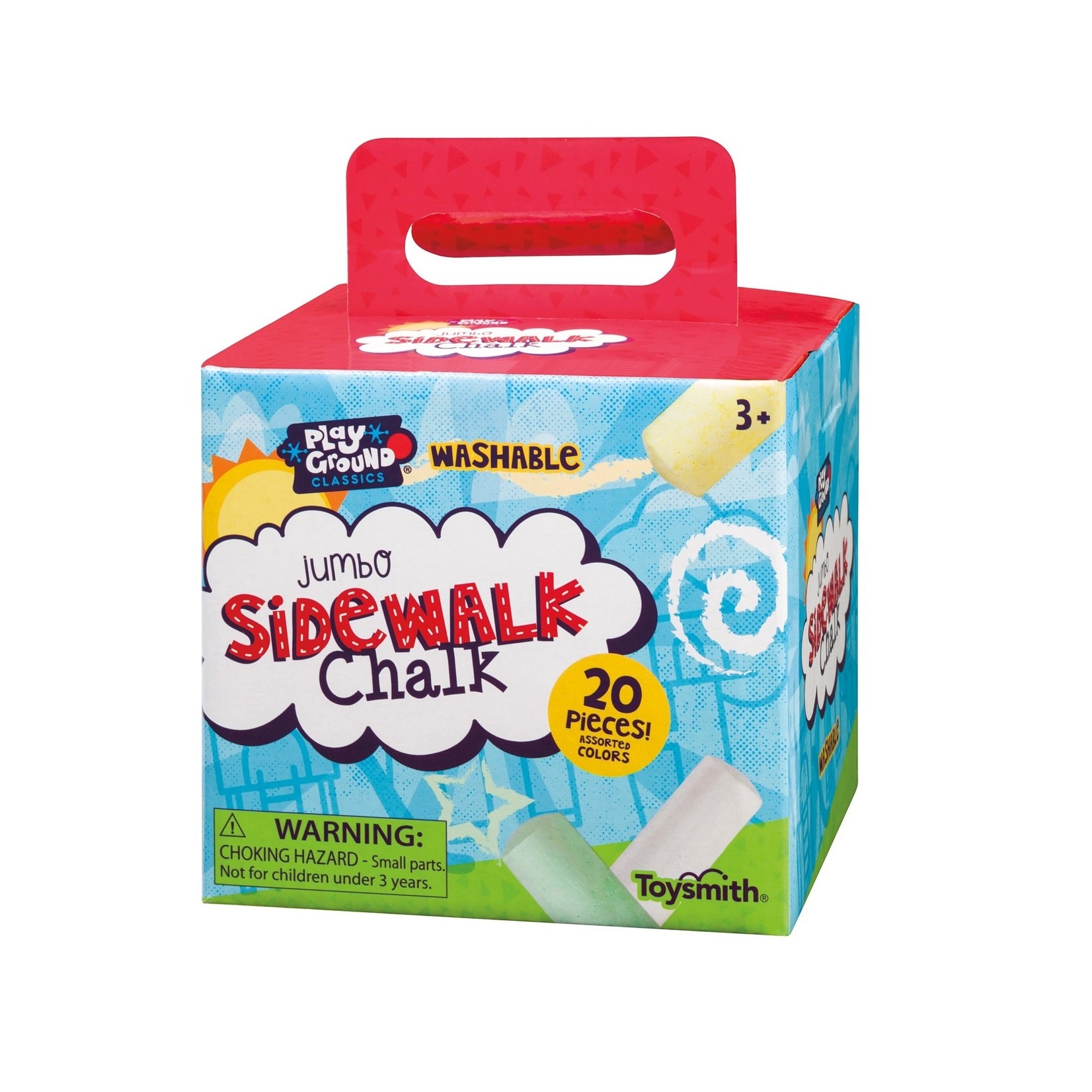 Toysmith Craies de trottoir Jumbo - 20 unités  (Vente Finale)