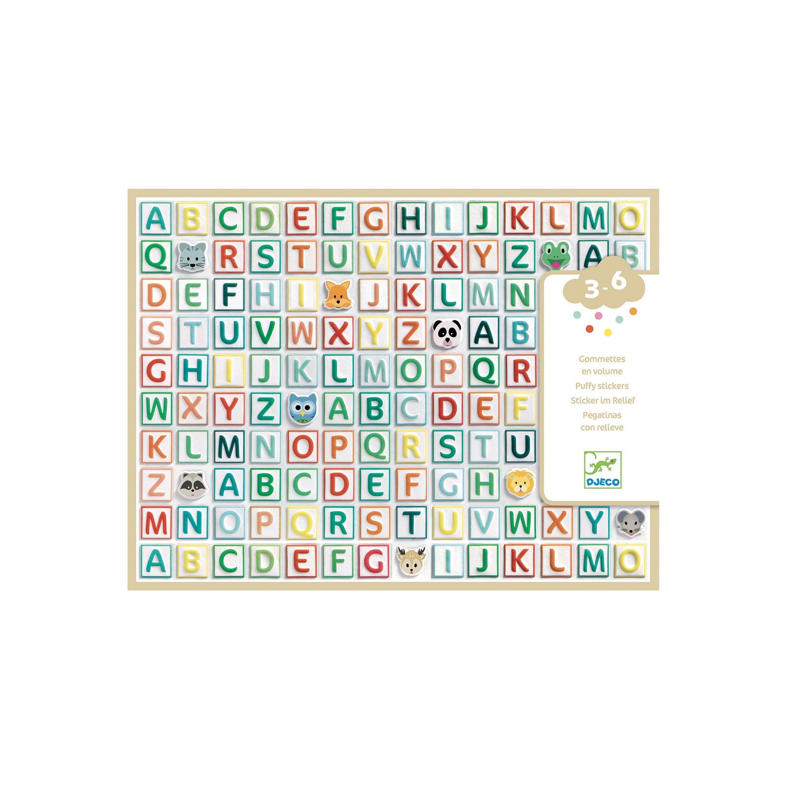 Djeco Stickers / Gommettes alphabet