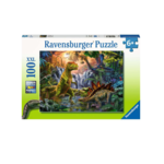 Ravensburger PZ100 XXL - L'oasis des dinosaures